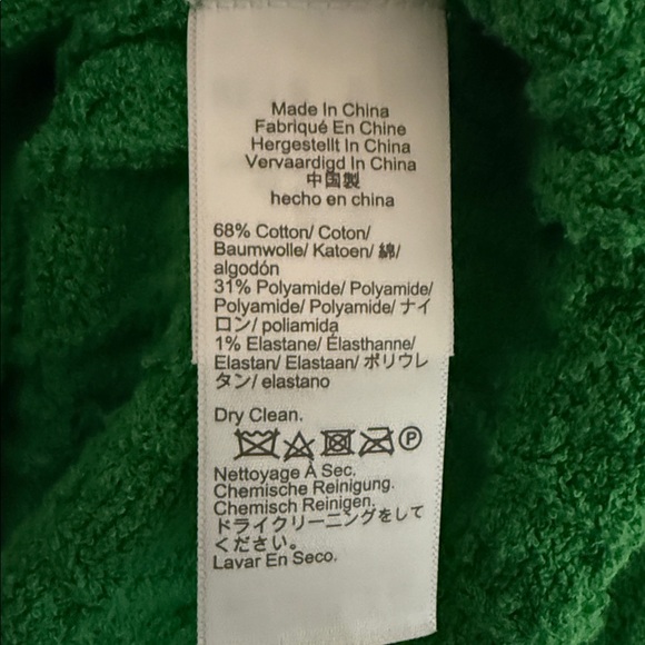 J. Crew Green Odette cable-knit lady jacket Sweater, size XL - Picture 5 of 6